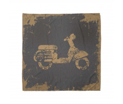 Soyut Bandana Nostaljik Motosiklet