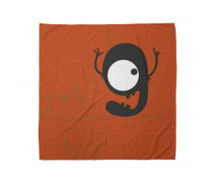 Cartoon Letter G Monster Bandana