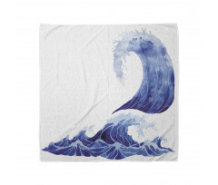 Aquatic Storm Blue Waves Bandana
