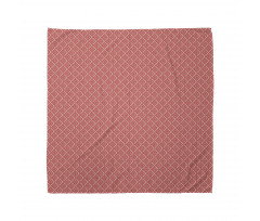 Modern Bandana Pembe Eşkenar Dörtgenli