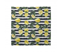 Fresh Lemons Striped Bandana