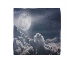 Celestial Photo Full Moon Bandana