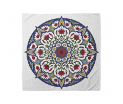 Oryantal Bandana Çini Desenli Mandala