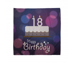 Cartoon Birthday Cake Bandana