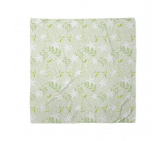 Swirls Floral Branches Bandana