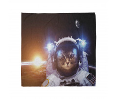 Uzay Bandana Amerikalı Astronot Kedi