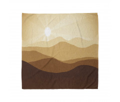 Abstract Sunrise Mountains Bandana