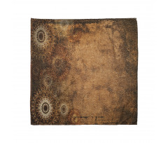 Aged Texture Vintage Floral Bandana