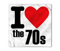 Retro Bandana 70'leri Seviyorum