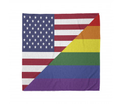 Flag USA Rainbow Colors Bandana