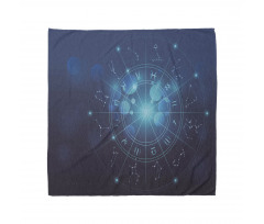 Astroloji Bandana Mavi Burç Haritası