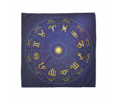 Astroloji Bandana Mavi Sarı Burçlar Yıldız