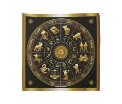 Astroloji Bandana Burçlar ve Güneş Yuvarlağı