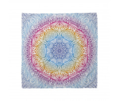 Mandala Bandana Rengarenk Etnik Çiçekli