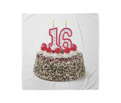 Cake Candles Cherry Bandana