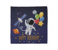 Parti Bandana Balonlu Astronot