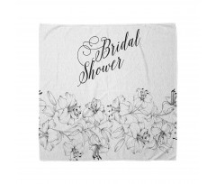 Bride Party Flowers Bandana