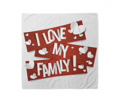 Family Love Heart Bandana