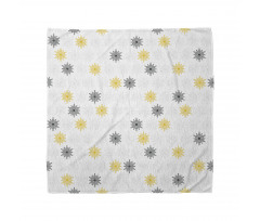 Sun Flowers Dots Bandana