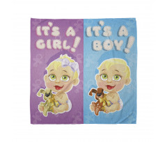 Girl Boy Dogs Bandana