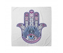 Hamsa Bandana Fatıma'nın Eli Desenli