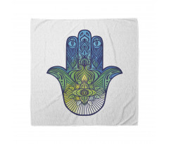 Hamsa Bandana Yeşil Fatıma'nın Eli