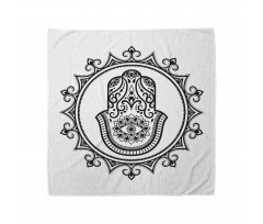 Hamsa Bandana Fatımanın Eli Desenli