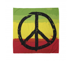 Grunge Hippie Peace Sign Bandana