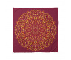 Bohem Bandana Minik Kalpli ve Çiçekli Mandala