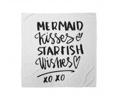 Mermaid Kiss Starfish Words Bandana