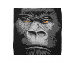 Wild Gorilla Orange Eyes Bandana