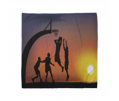 Gökyüzü Bandana Smaç Basan Basketçiler