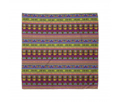 Etnik Bandana Kuşlu Tribal Desen