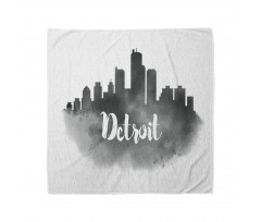 Mimari Bandana Siyah Beyaz Detroit