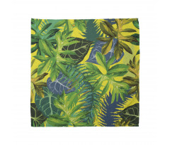 Exotic Leaves Watercolor Bandana