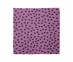 Black Hearts Romantic Bandana