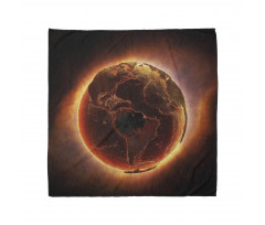 Vivid Burning Earth Heat Bandana