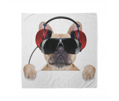 Müzik Bandana Güneş Gözlüklü Köpek