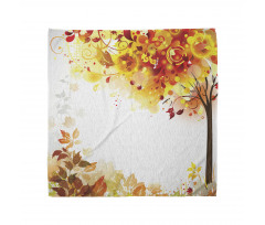 Abstract Fall Season Tree Bandana