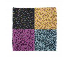 Eighties Funky Pop Doodle Bandana