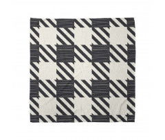 Sketchy Diagonal Stripes Bandana