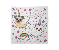 Komik Bandana Unicorn Köpek ve Kedi