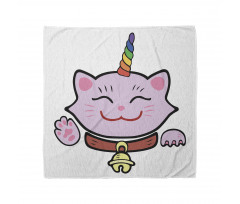 Komik Bandana Sevimli Kedi Unicorn