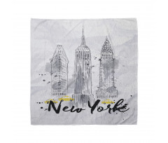 Mimari Bandana New York Gökdelenleri Eskiz