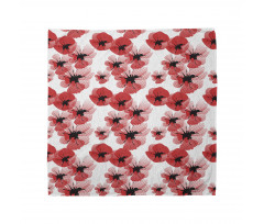 Poppies Vibrant Colors Bandana