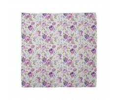 Pastel Tones Leaves Bandana