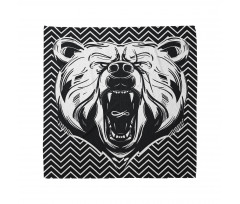 Scary Roar on Zigzag Lines Bandana