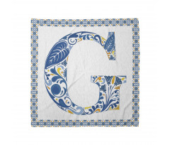 Tile Designed Letter G Bandana