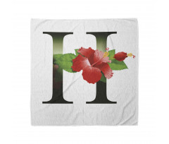 Hibiscus Green Leaves Bandana