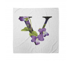 Viola Sororia Flower Bandana